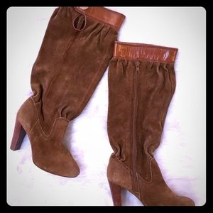 Michael Kors Brown Suede Boots