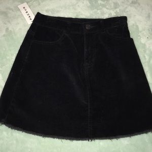 Black PacSun corduroy skirt - tags attached!