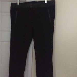 Loft Leggings with faux leather detail