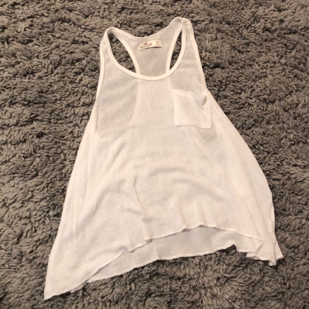 white tank top