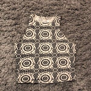 Patterned Crop Top