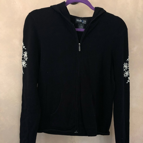 Super Soft Hoodie w/ Embroidery Detail - Picture 3 of 3