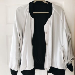Satin bomber