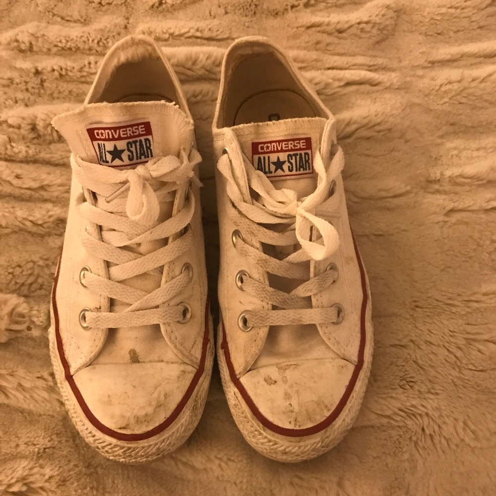 Converse White Low Top Sneakers