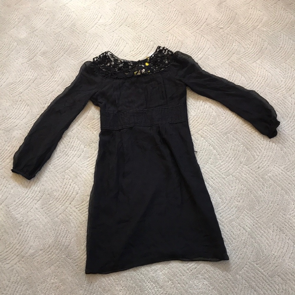 Catherine Malandrino Balloon Sleeve Empire Dress