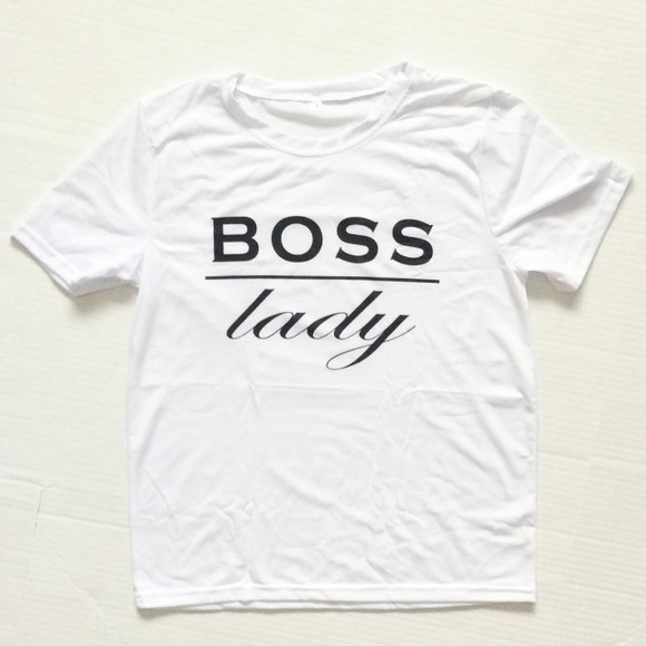 Tops - Brand new Boss lady Tshirt!! Soo cute. Size XL