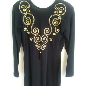 Vintage Knit knee length dress!!🎆🎇