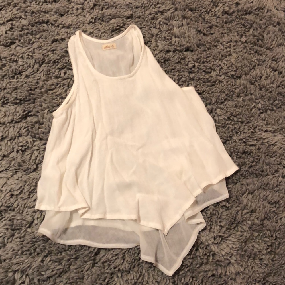 White Tiered Top