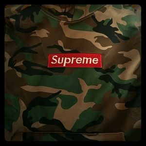 Supreme Camo Box logo Hoodie