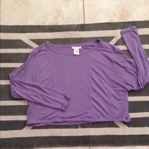 Long sleeve Dylan and Rose crop top