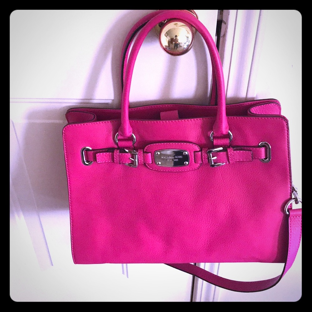 Michael Kors Hamilton raspberry pink East/West