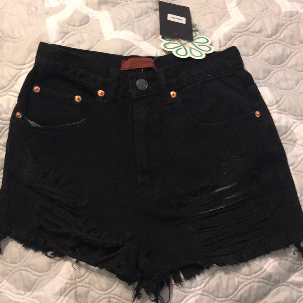 Black shorts
