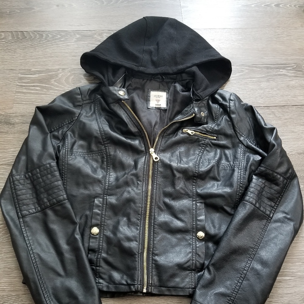 Black Womens Guess Jacket
