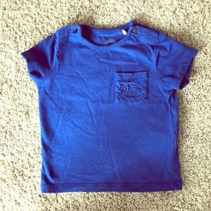 12 month Royal Blue Burberry shirt