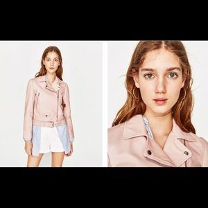 Zara Biker jacket with tribal embroidery