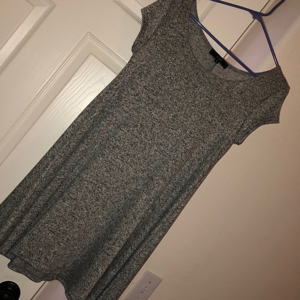 Grey dress.