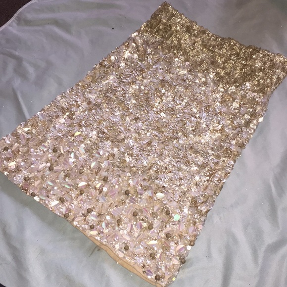 Authentic (Allsaints)hand embellished skirt - Picture 2 of 5