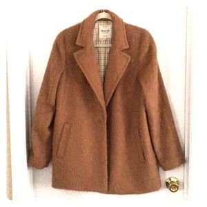 Madewell Brush weave Cocoon Coat