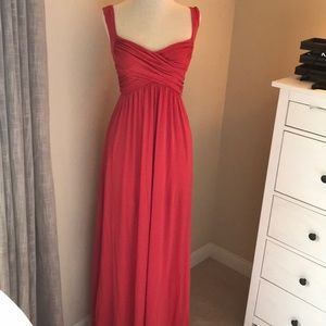 Burnt orange maxi dress