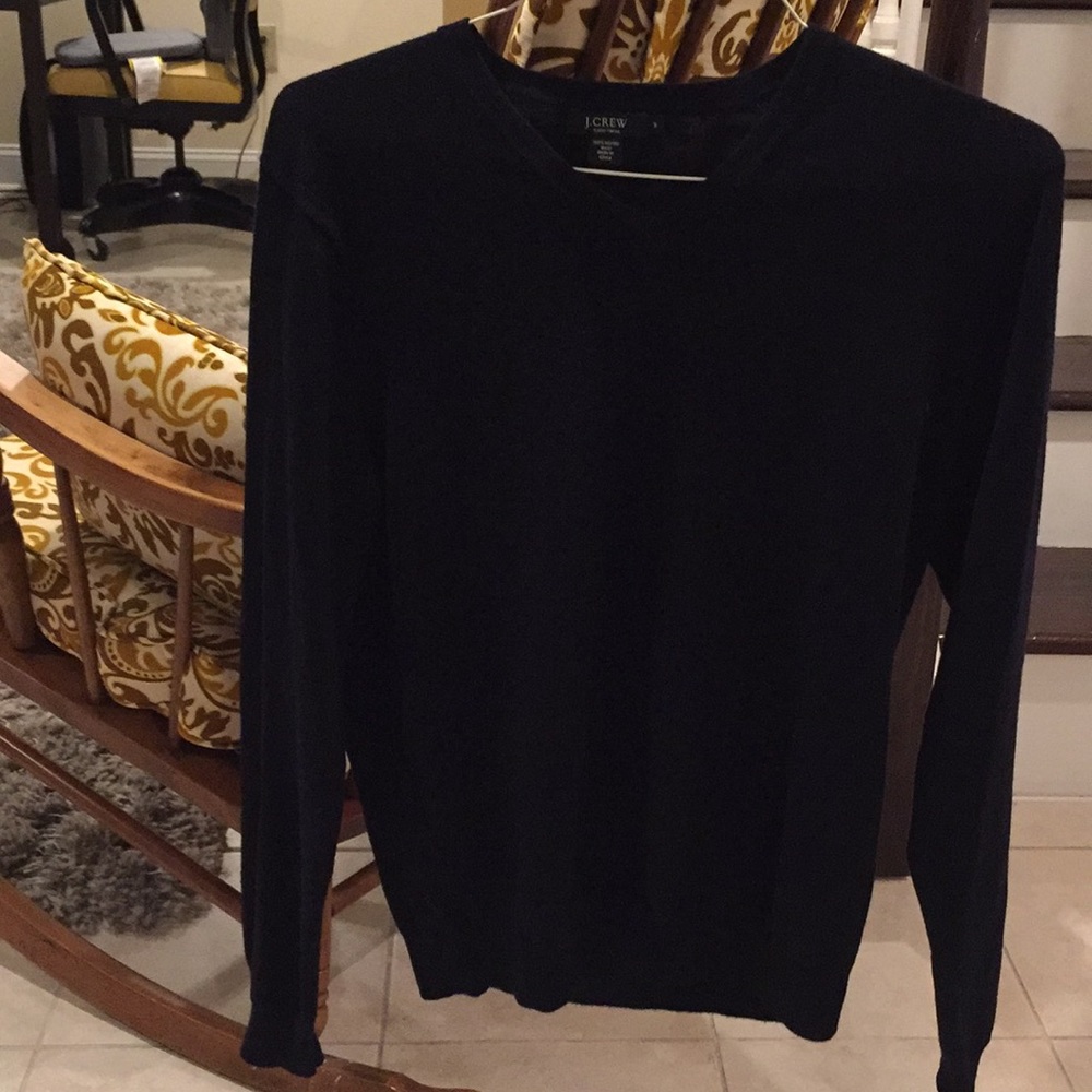 J Crew Italian Merino V neck sweater