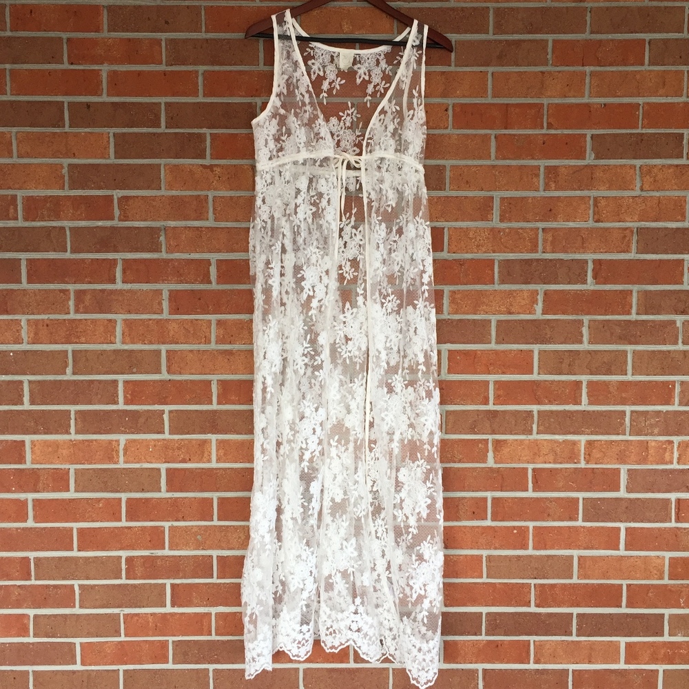 BHLDN Anthropology Eloise Lace Robe