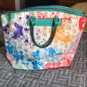 Dooney & Burke 1975 Signature Splash Satchel