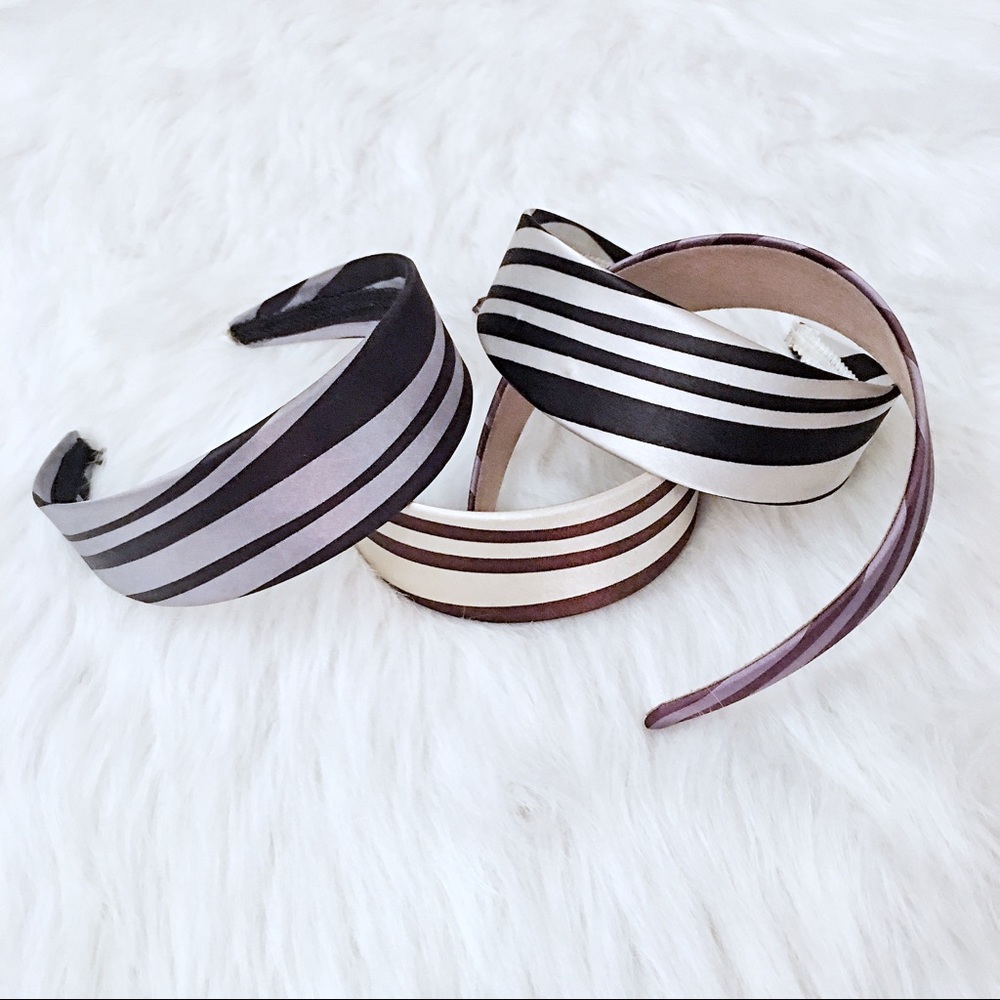 🔴4/$25 unique striped headbands bundle