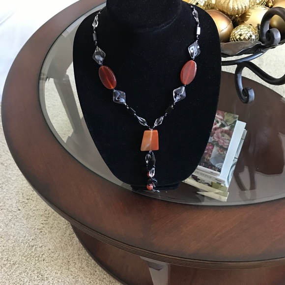 Jewelry - Two beautiful boho quartz and beaded necklaces