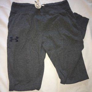Dark grey under armour joggers