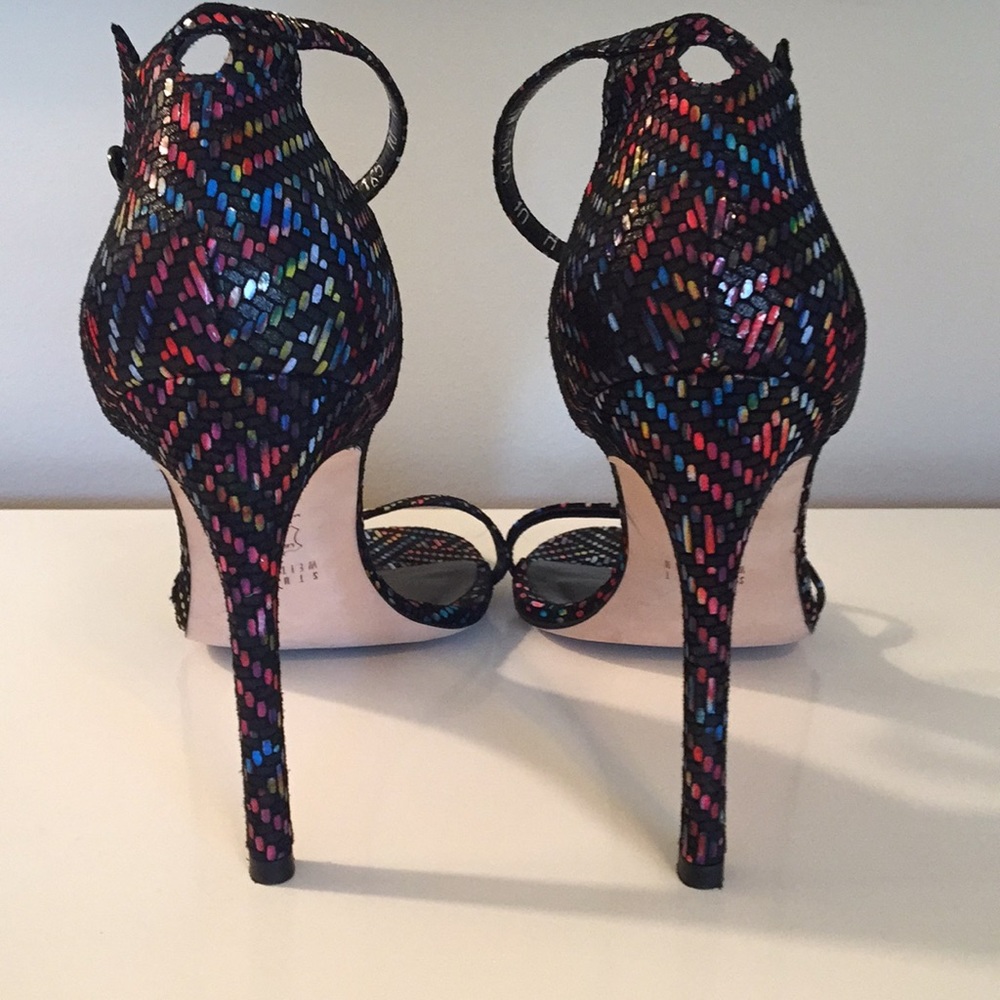 Stuart Weitzman Nudistsong Woven Napa Sandal