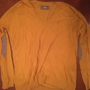 Zadig & Voltaire Yellow V-neck Sweater
