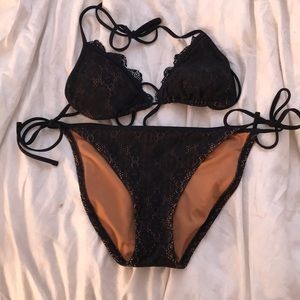 Lace/crochet baithing suit. New without tags