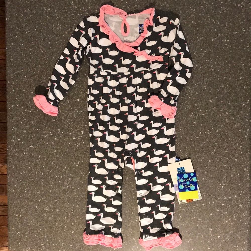 Kickee Pants Kimono Ruffle