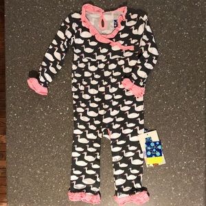 Kickee Pants Kimono Ruffle