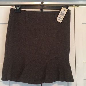 Brown heathered, skirt