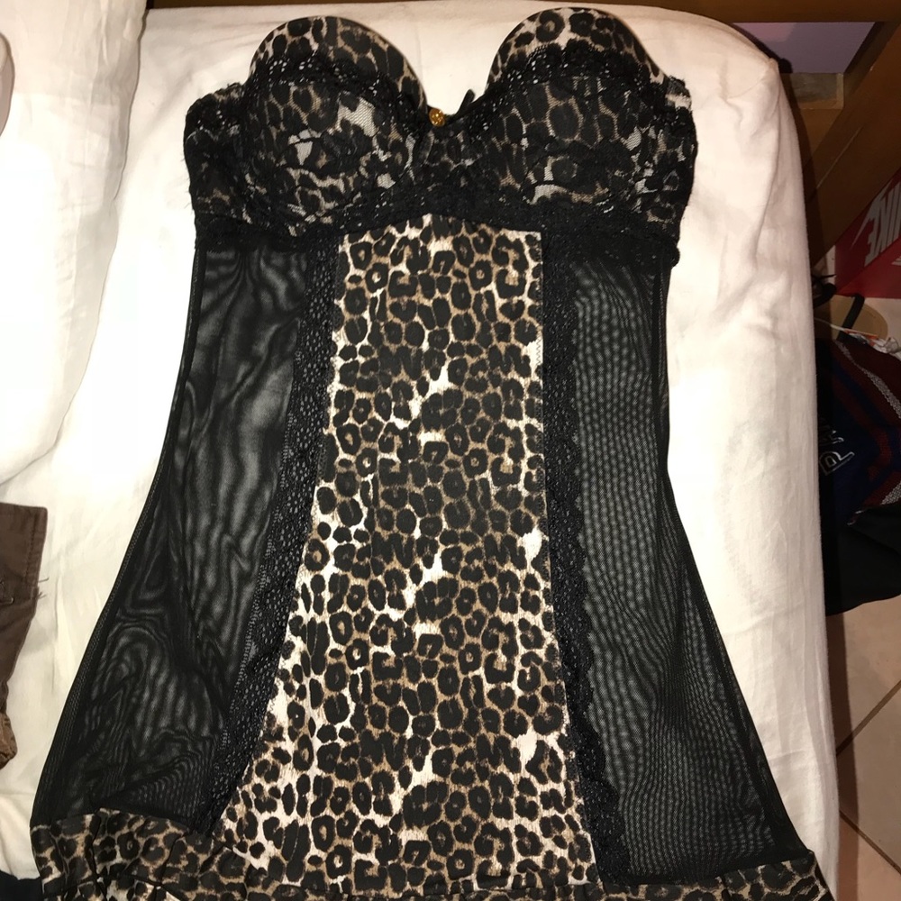 Jessica Simpson lingerie cheetah