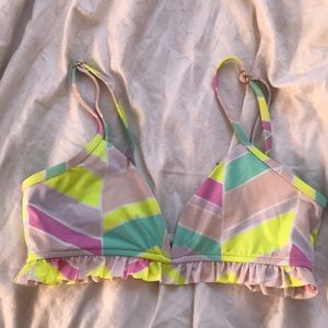Multicolor swimsuit top. New without tags