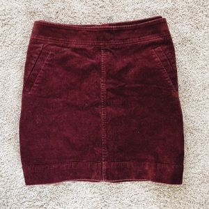 Corduroy skirt