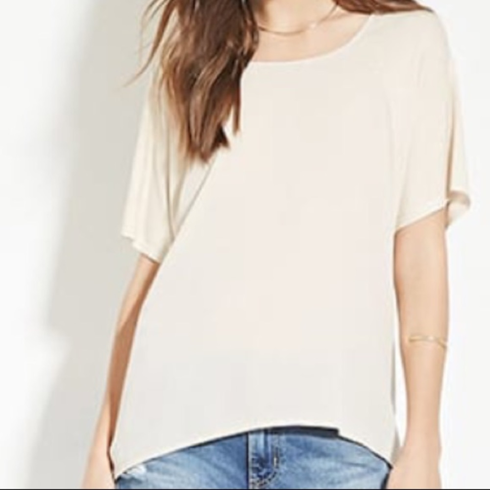Contemporary dolman sleeve top