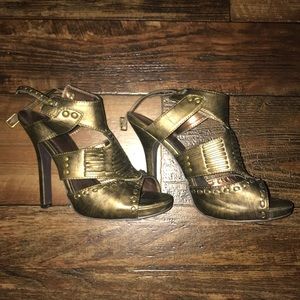 Paprika heels - Bronze - Size 10