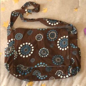Handmade diaper bag.
