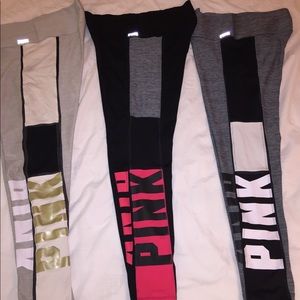 Victoria’s Secret PINK high-waisted leggings