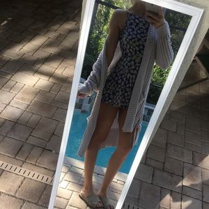 LF Paper Hearts Backless Romper