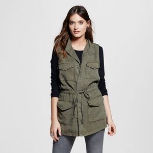 Mossimo Green Utility Vest
