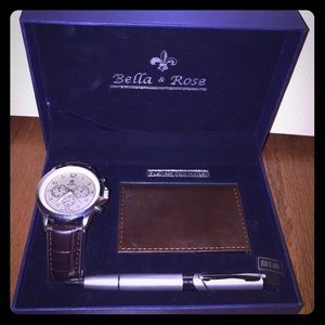 Men’s Bella & Rose Watch Gift Set