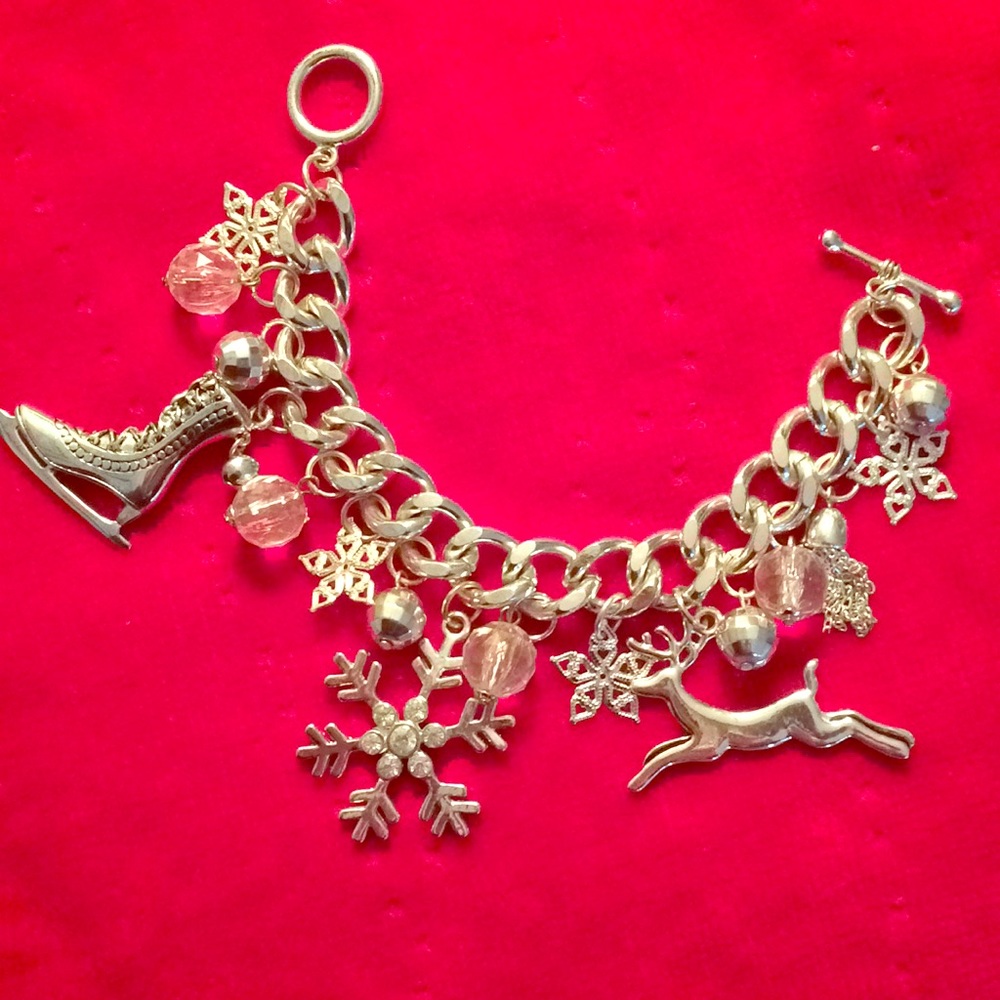 Winter charm bracelet