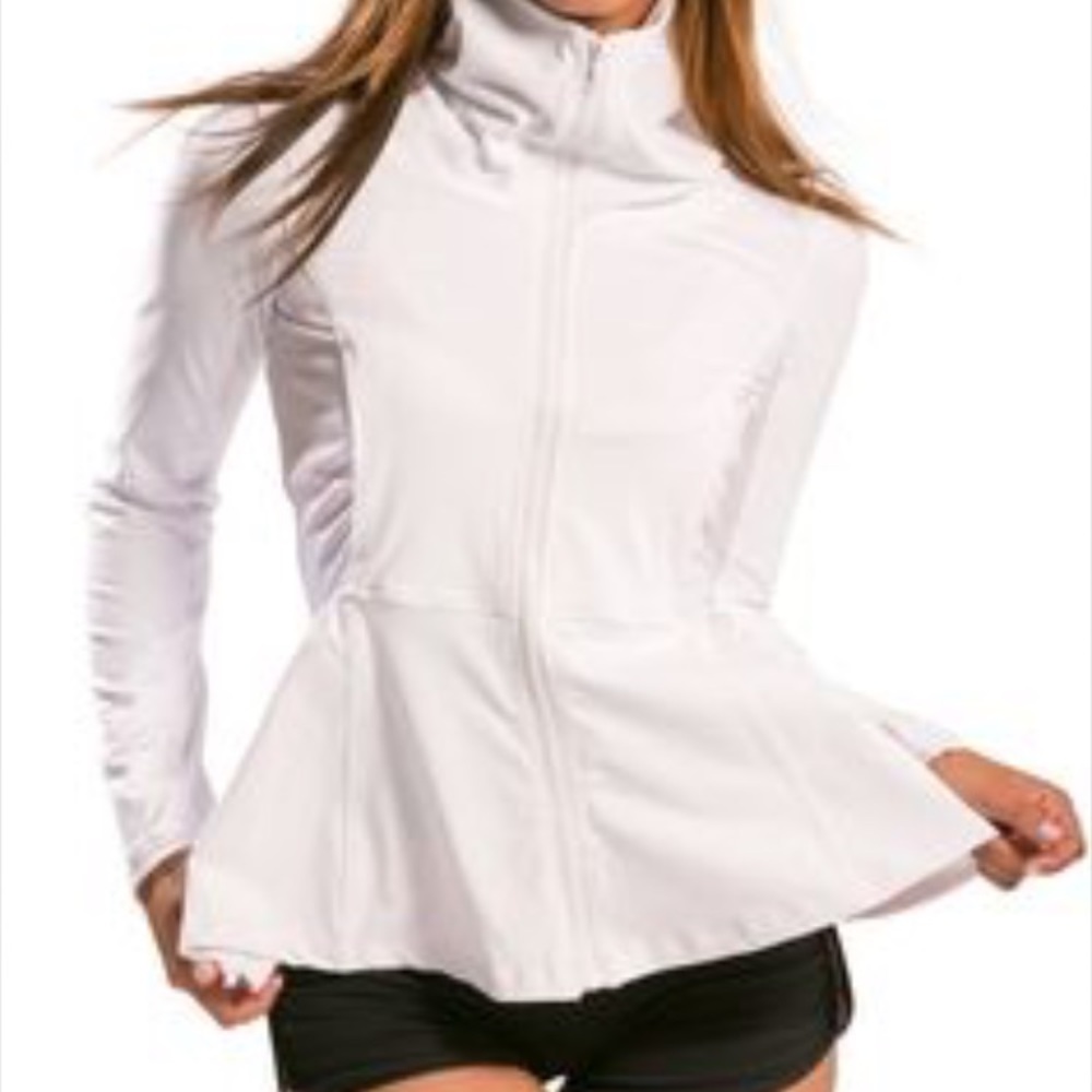 Body Pop white peplum jacket
