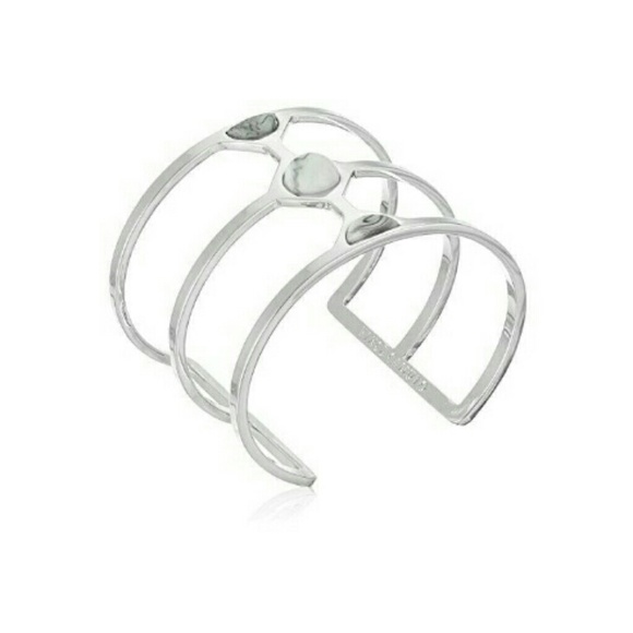 Vince Camuto Jewelry - Vince Camuto Milky Resin Light Rhodium Cuff