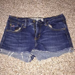 Hollister jean shorts