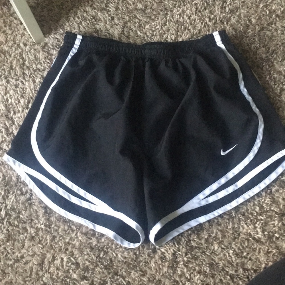 black nike shorts